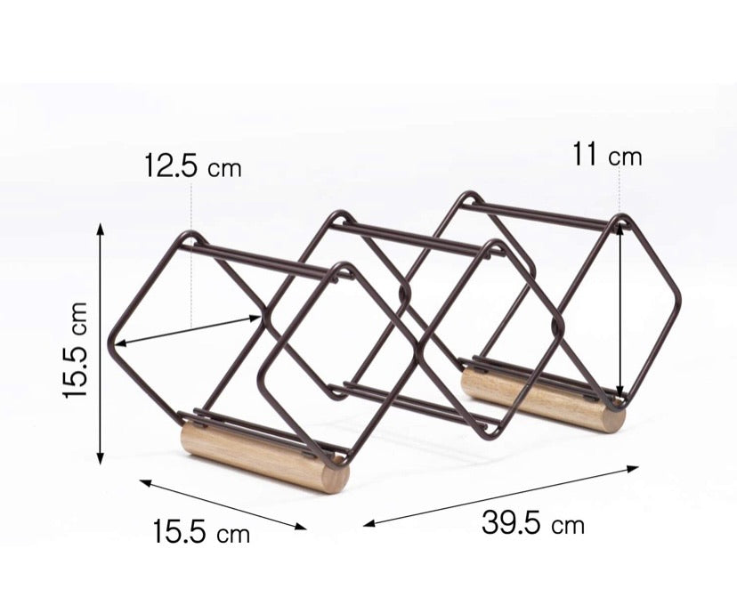 Wine Rack Stackable, Horizontal Wine Bottles Holder Racks, Metal Copper Wine Holder Storage Free Standing, Tabletop Wine Rack 5 Bottle, Ready Assembled, Easy to Put