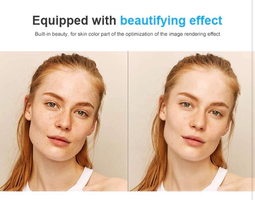 Webcam with Dual Microphone, 1080p FHD Pro Streaming USB Video Camera