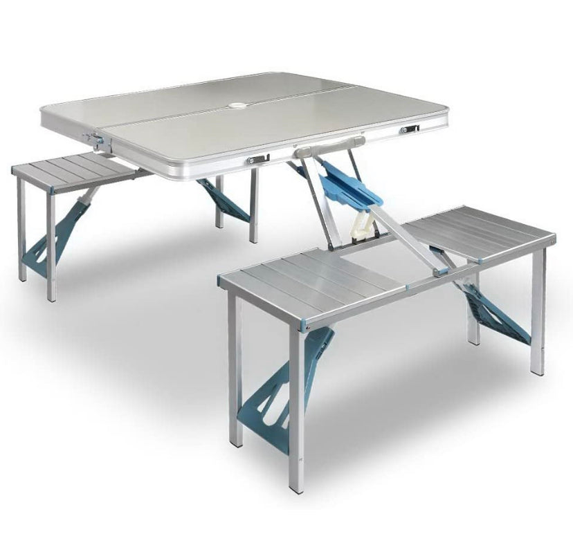 Portable Folding Camp Table Set