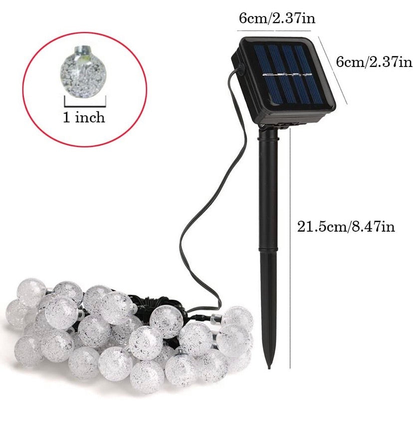 Solar String Lights- White