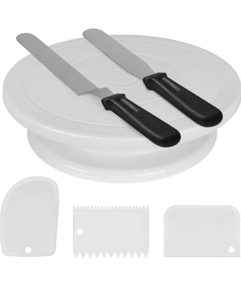 Rotating Cake Turntable Set
