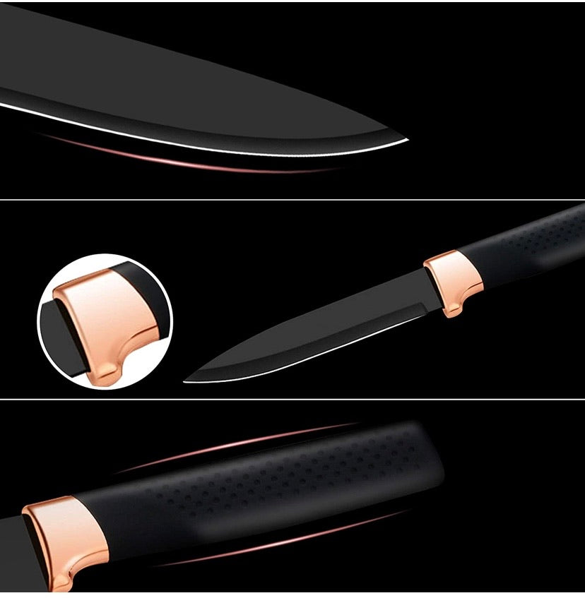 Stainless Steel Kitchen Knife Set-5pcs