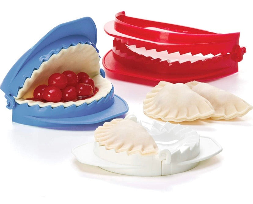 Dough Press Set Medium Red/White/Teal