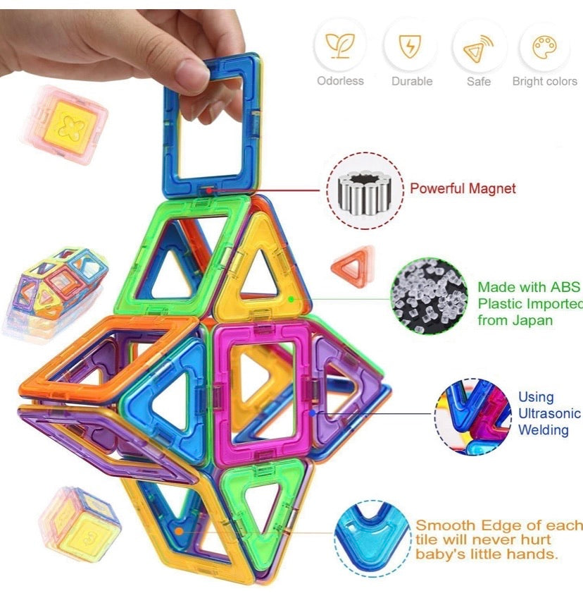 Magnetic Building Blocks 110 Pcs