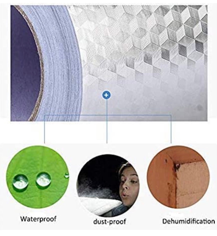 Kitchen Backsplash Wallpaper Stickers, Kitchen Stickers Self Adhesive Kitchen Aluminum Foil Stickers Oil Proof Waterproof Kitchen Stove Sticker