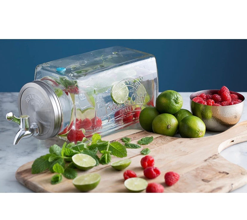 3L Glass Fridge Drinks Dispenser