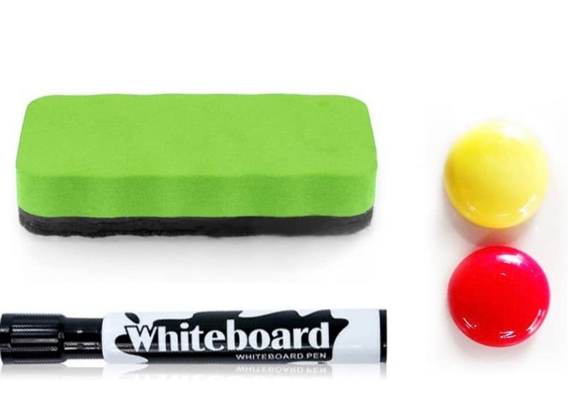 Magnetic Whiteboard for School, Home, Office (905 X 600 MM)