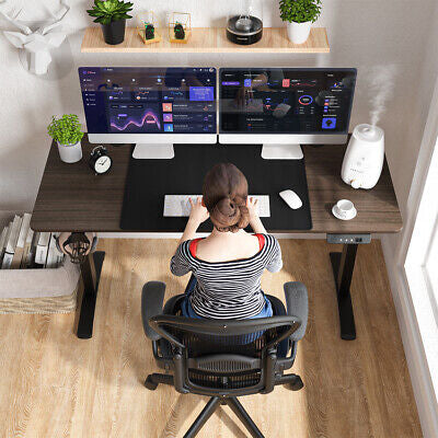 Motorised Height Adjustable Electric Sit Stand Computer Desk Office Motor Table