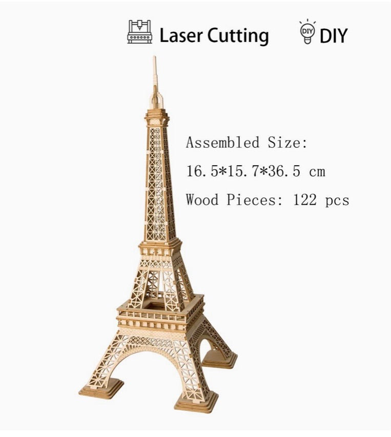 3D Wooden Assembly Puzzle