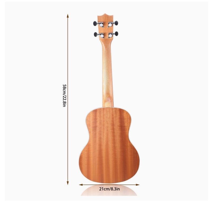 Hawaiian Ukele with Ukulele Case and Ukele Strings Set