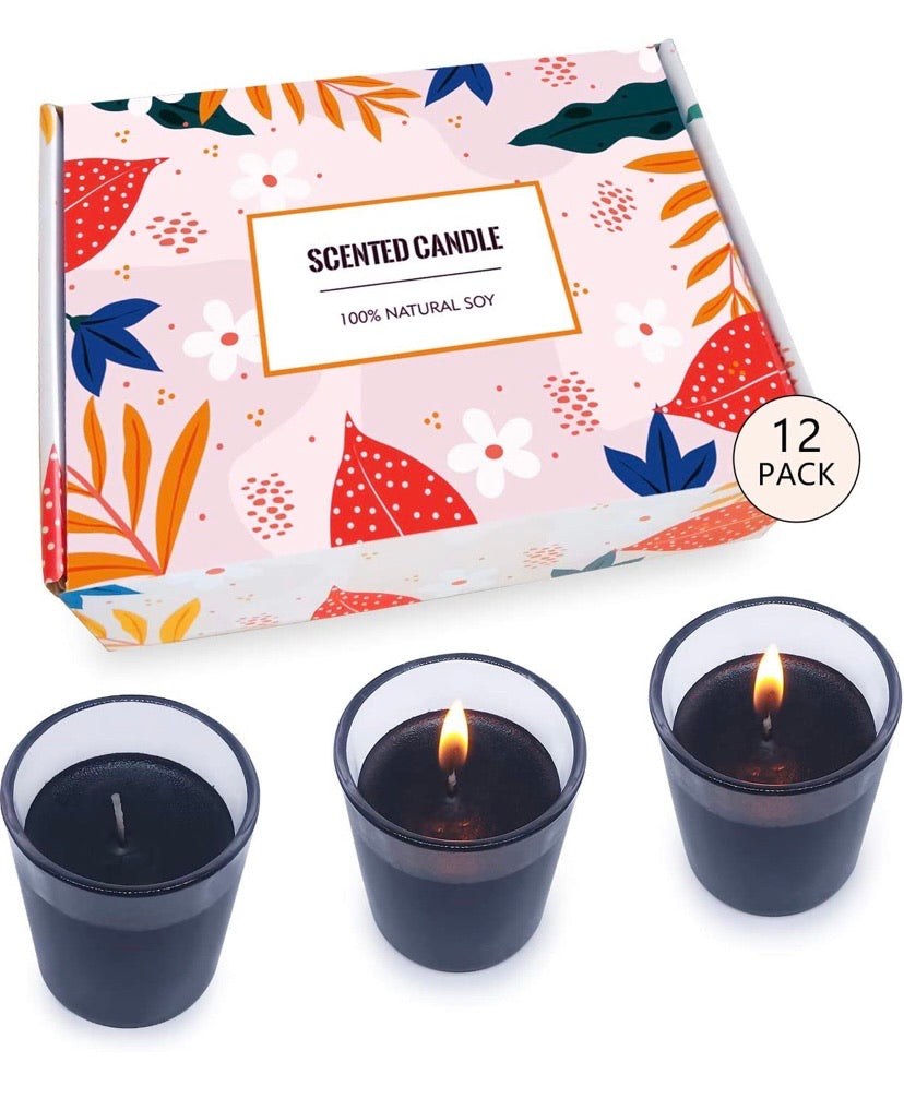 Black Votive Candles