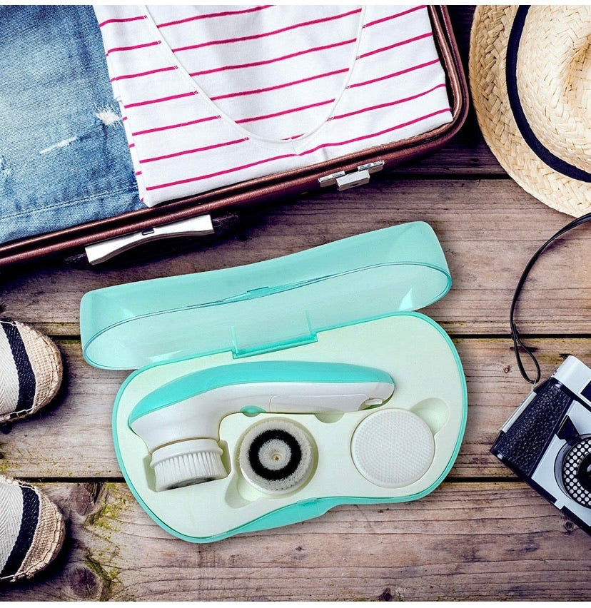 Waterproof Facial Cleansing Spin Brush Set