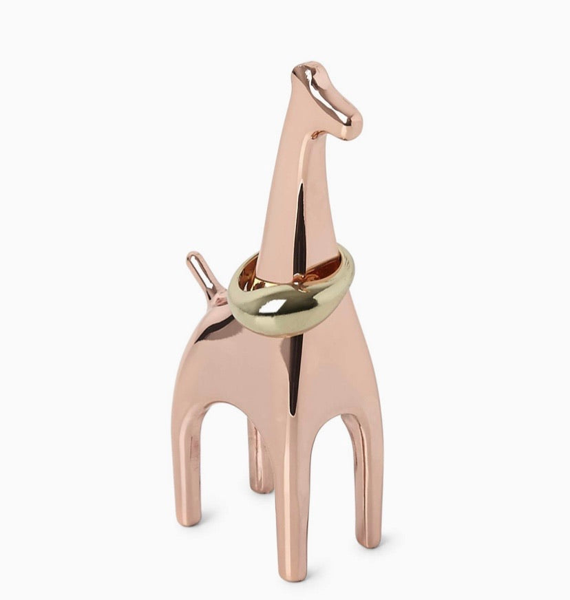 Anigram Giraffe Ring, Copper