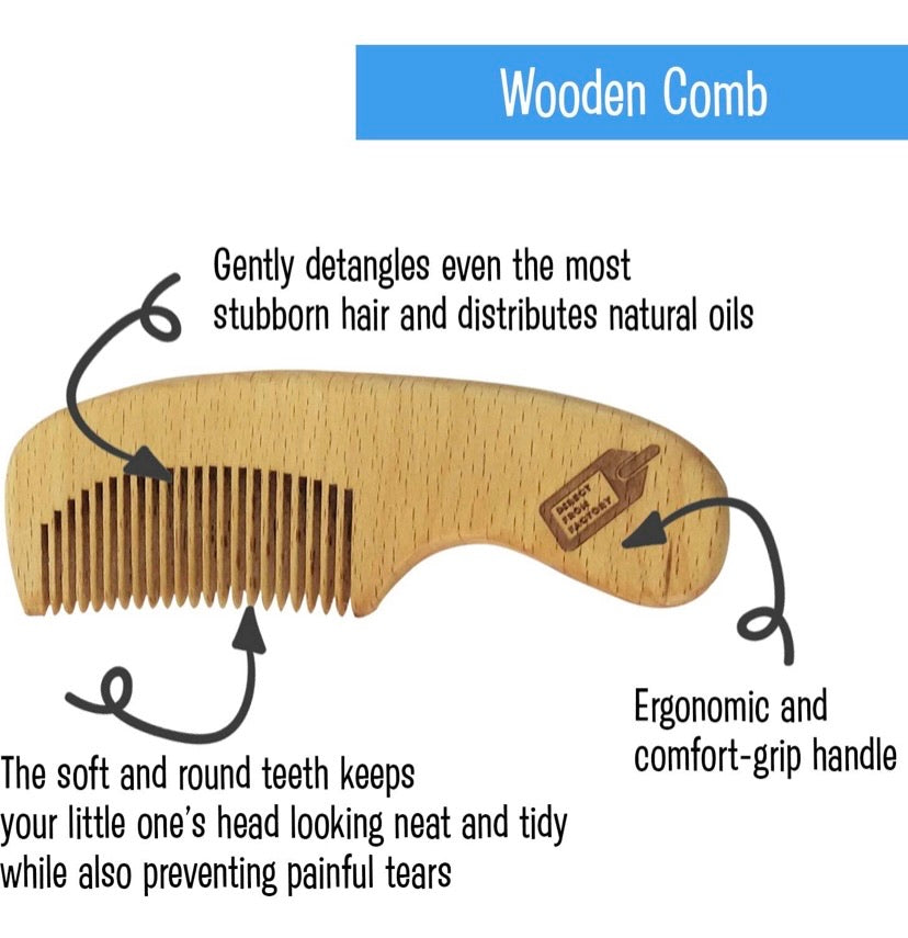 Baby Hair Brush & Comb Set (4 PCS)