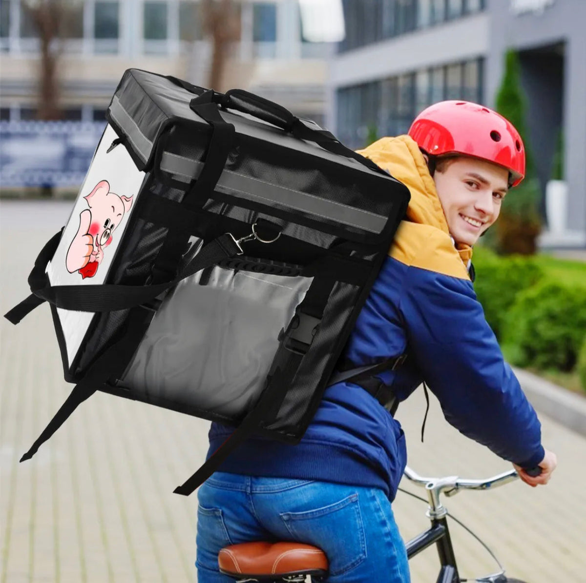 Commercial Thermal Insulated Bag Pizza Food Delivery Bags Picnic Backpack