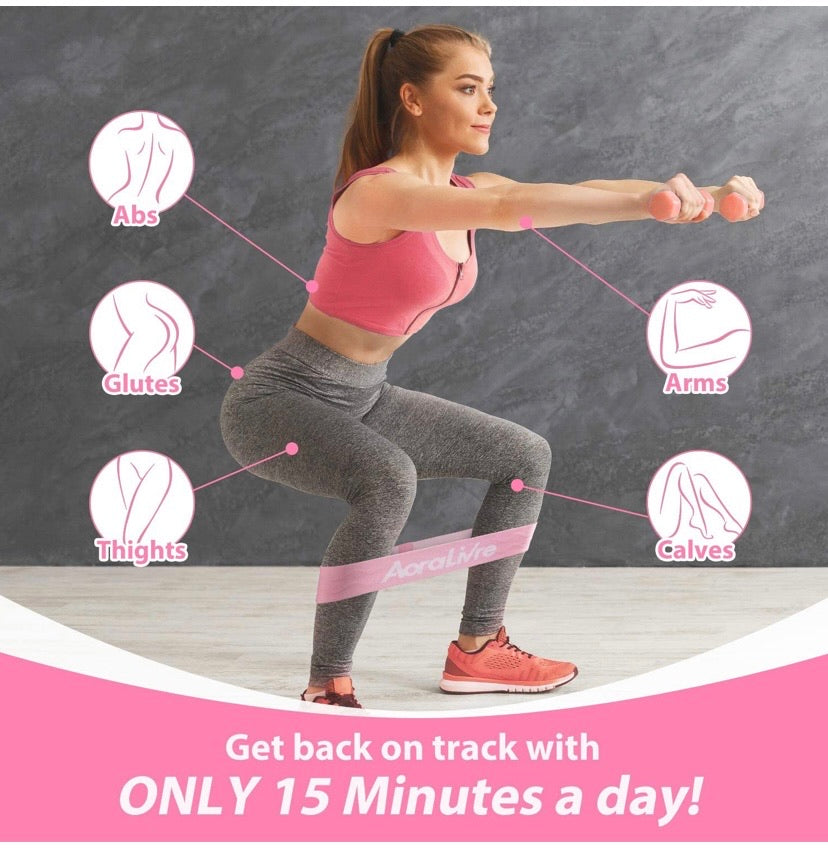 Aoralivre Fabric Resistance Bands