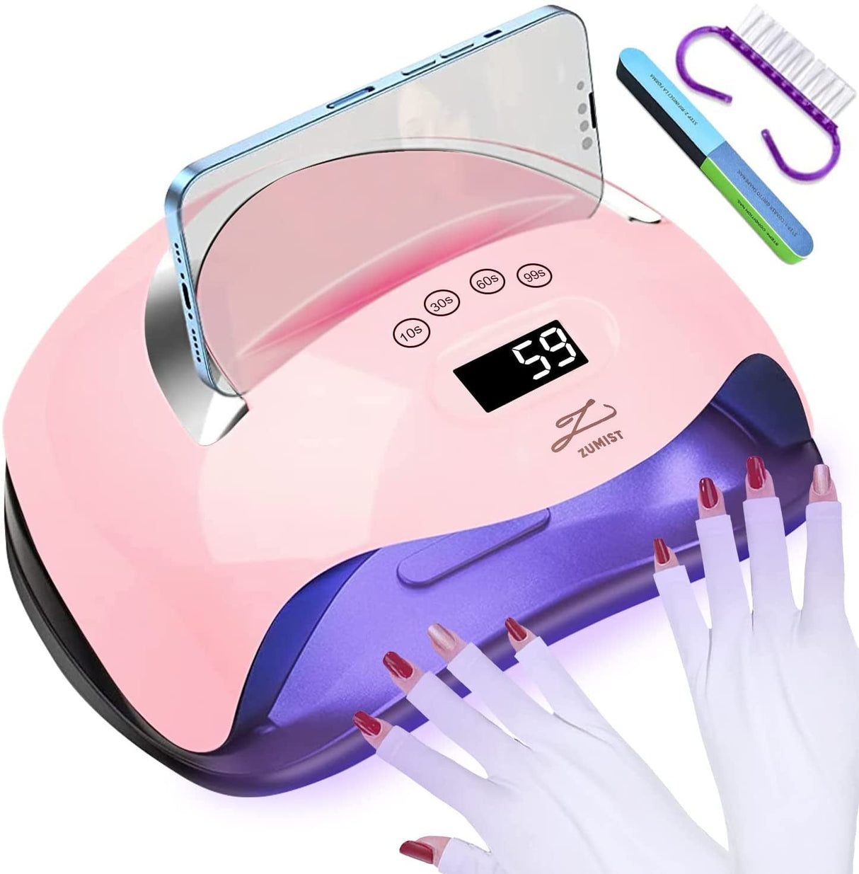 UV Nail Lamp With Phone Holder