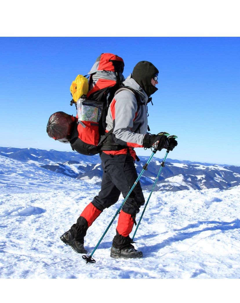 Nordic Walking Trekking Poles with Quick Lock System, Folding, Collapsible, Ultralight for Hiking, Camping, Mountaining, Walking, Trekking