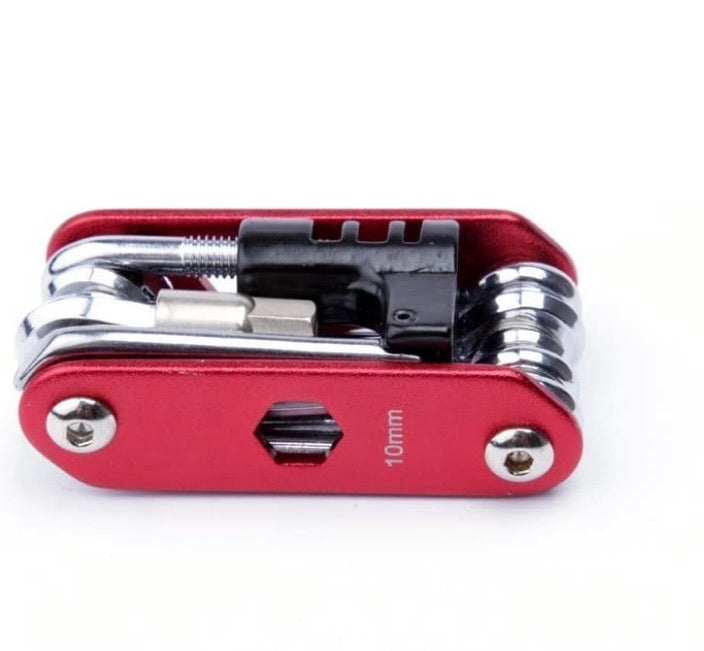 Bicycle Repair Set Bike Outdoor Seat Saddle Bag 14 in 1 Multi Function Tool Kit