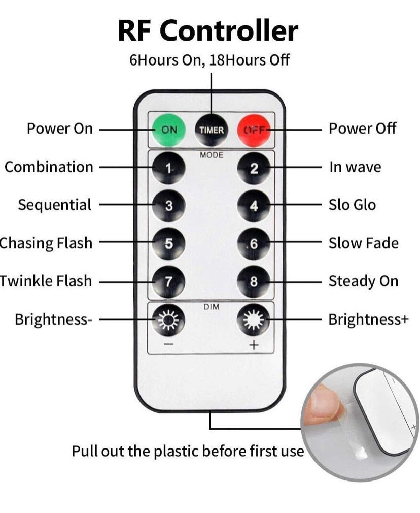 Fairy Curtain Lights 300 LED