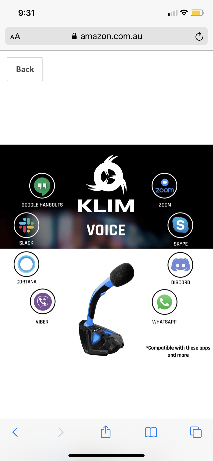 Voice Desktop USB Microphone