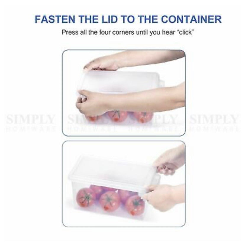 Refrigerator Storage Box Food Container Kitchen Fridge Organiser Freezer