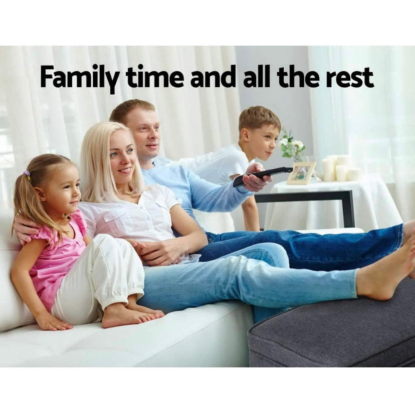 Artiss Fabric Storage Ottoman Bench Grey