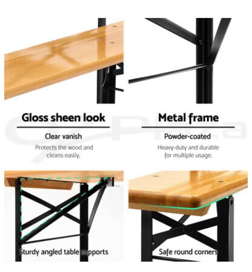 Artiss Outdoor Furniture Setting Table and Chairs
