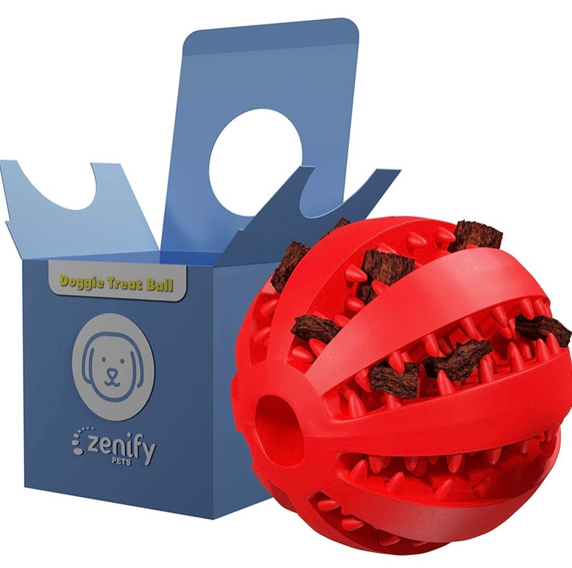 Dog Food Treat Interactive Puzzle Ball