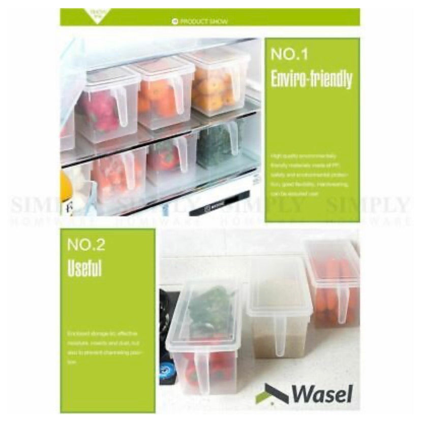 Refrigerator Storage Box Food Container Kitchen Fridge Organiser Freezer