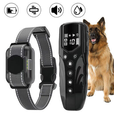 800M LCD Anti-Bark comfort Pet Dog Training E-Collar Obedience Remote Control