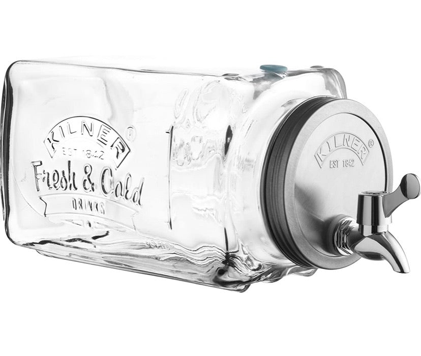 3L Glass Fridge Drinks Dispenser