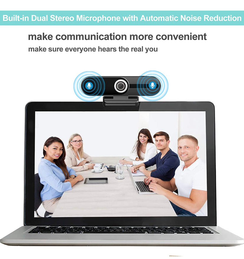 4K HD Webcam with Microphone