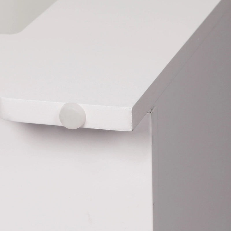 Wooden Dog Ramp Stairs Steps for Bed Pet Calming Kennel Non-Slip White