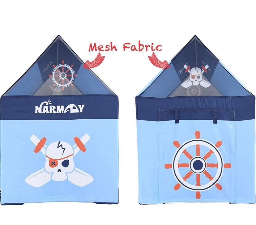 Play Tent Pirate Club Playhouse for Kids Indoor / Outdoor Fun