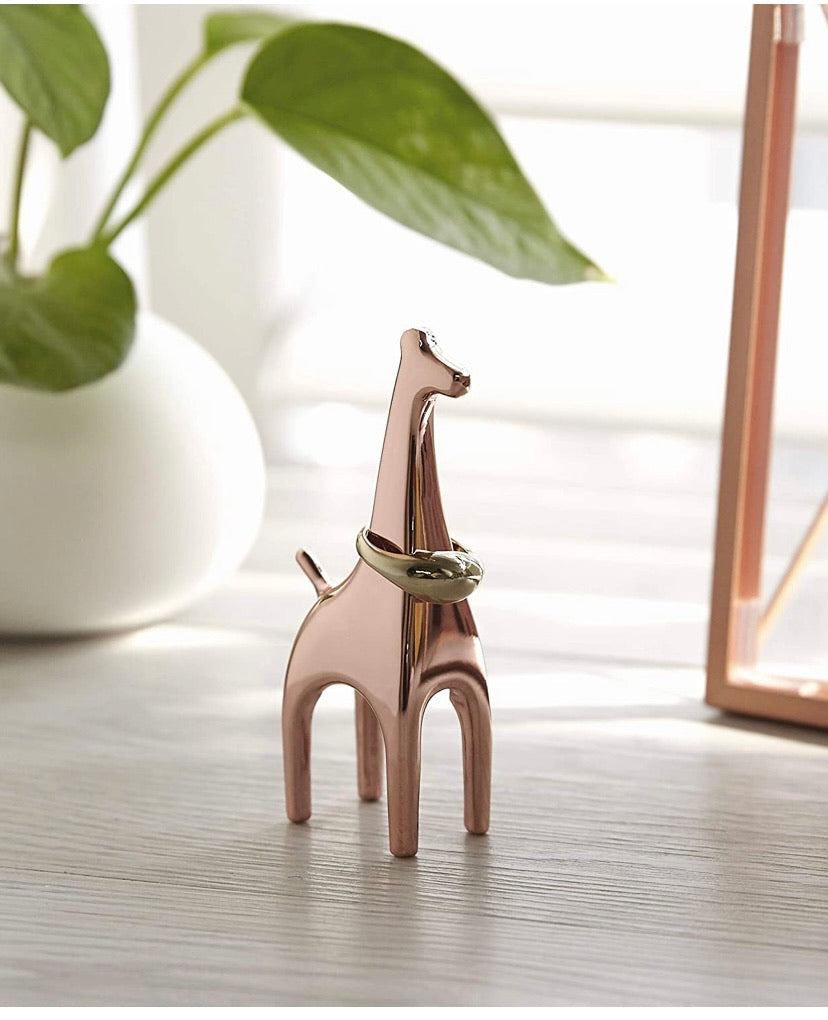 Anigram Giraffe Ring, Copper