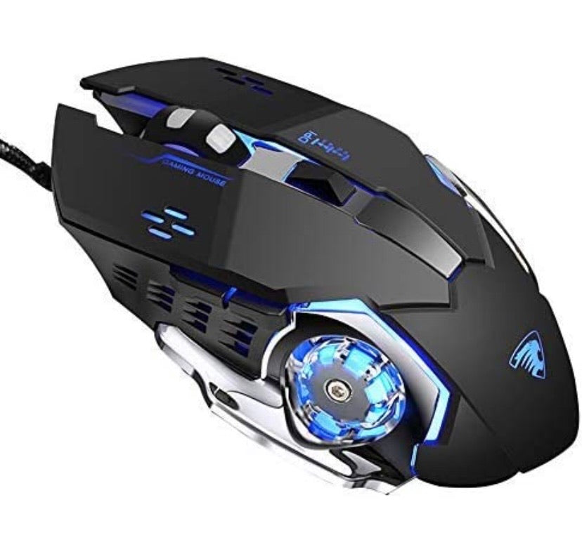 Wired Gaming One Hand Keyboard & Mouse Set