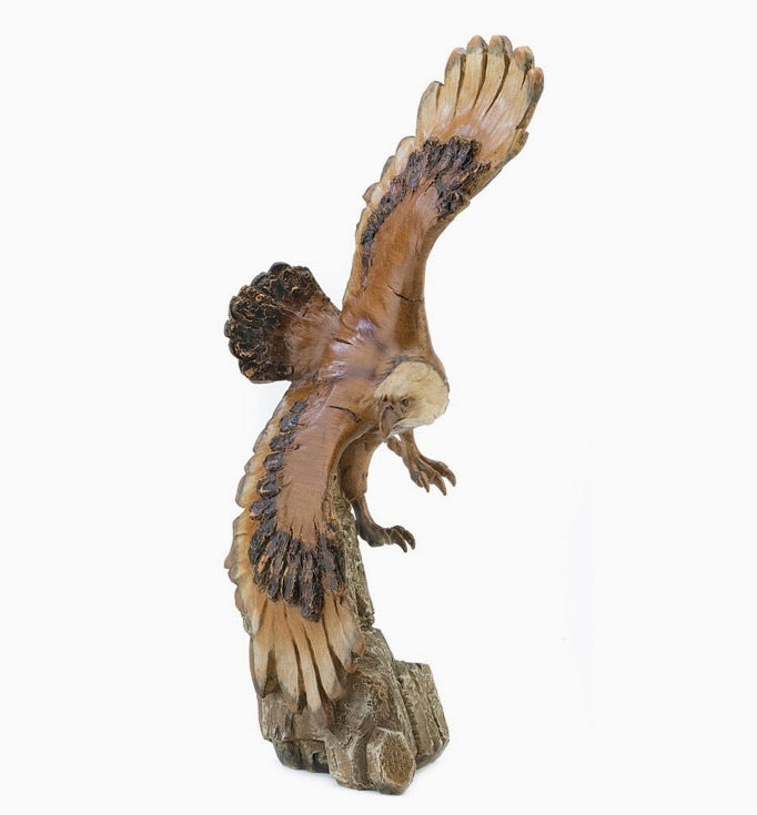 Gifts & Decor Soaring American Bald Eagle Bird Statue Figurine