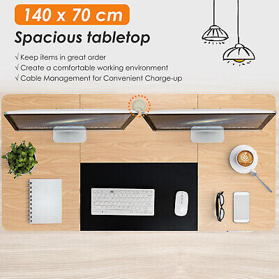 Standing Desk Electric Motorised Height Adjustable Sit Stand Table Home Office