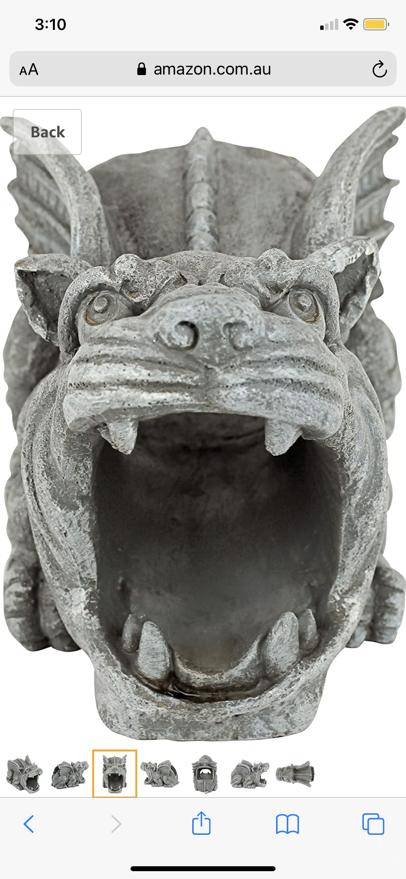 Roland The Gargoyle Rain Gutter
