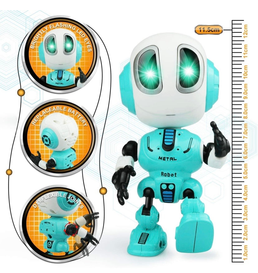 Talking Robot for Kids Toys for 3-6 Year Old Boys Girls Popular Toys for 4-8 Year Old Girls Boys Xmas Stocking Stuffers for Boys Girls - Blue