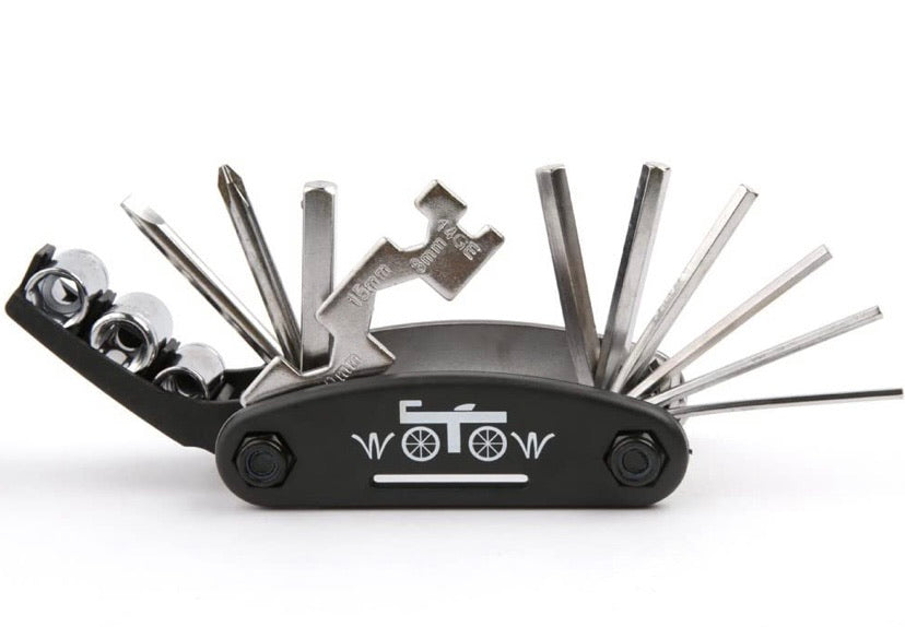 16 in 1 Multi-Function Bike Bicycle Repair Tool Kit
