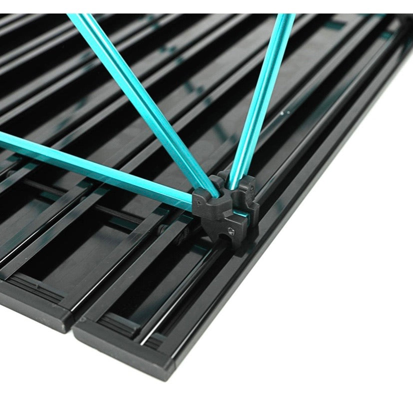 Camping Folding Table - Aluminium Joints, Compact, Lightweight Camping Table. Portable Outdoor Furniture for Picnic, Beach, Hiking, Trekking, Backpacking, Travel | Designed in California