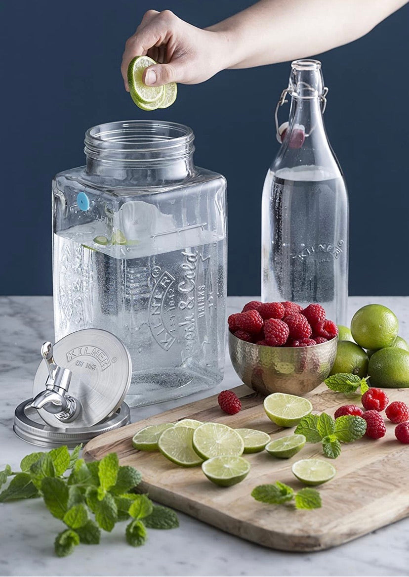 3L Glass Fridge Drinks Dispenser