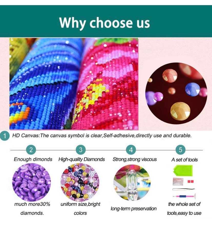 Diamond Painting Kits for Adutls and Kids