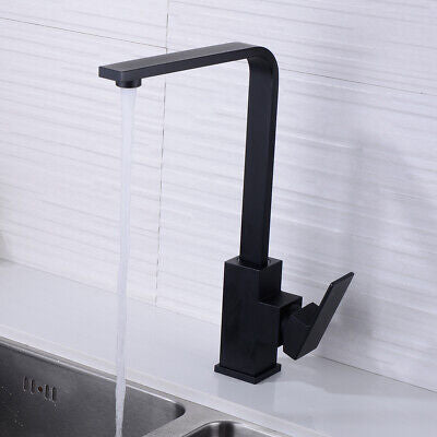 Brass Swivel Kitchen Sink Tap Faucet Laundry Basin mixer Matte Black/ Gold