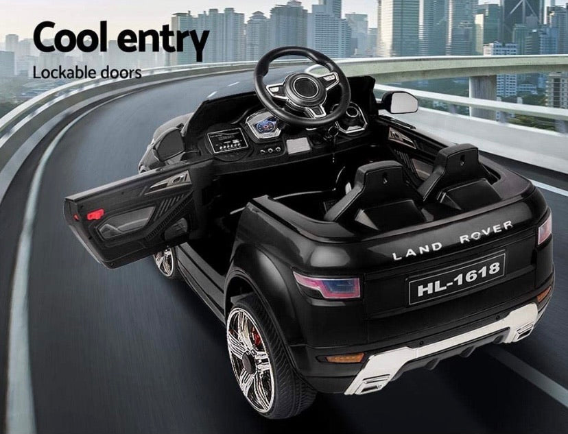 RIGO Kids Ride On Toy Car Remote Control 12V Battery-Black