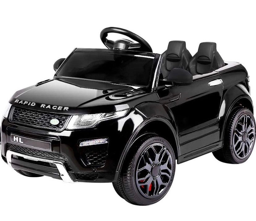 RIGO Kids Ride On Toy Car Remote Control 12V Battery-Black