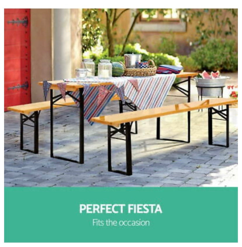 Artiss Outdoor Furniture Setting Table and Chairs