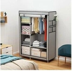 Portable Clothes Closet Wardrobe Storage Cabinet